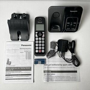 Panasonic KX‑TGD830M DECT 6.0 Cordless Phone Call Block Answering Machine